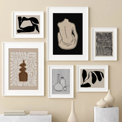 Nordic Abstract Vine in Vase