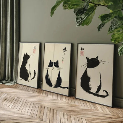 Japanese Vintage Black Cat (3)