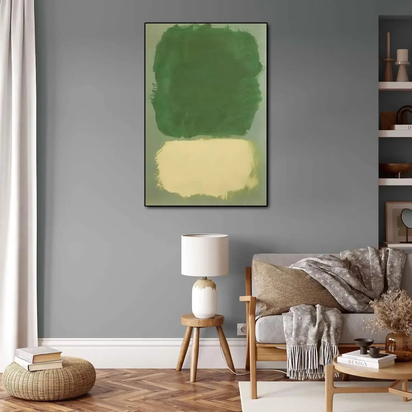 Mark Rothko Green Minimalism