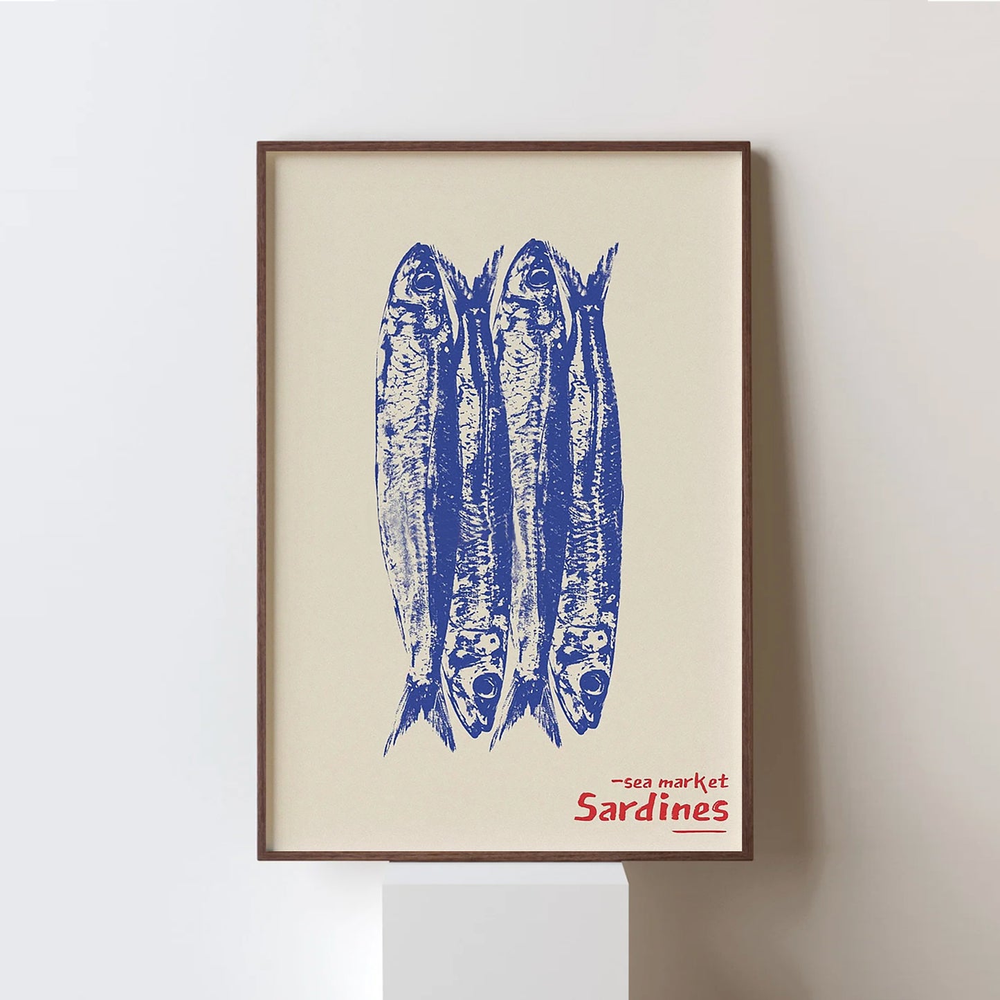 Sardine Retro Japanese Screen Art