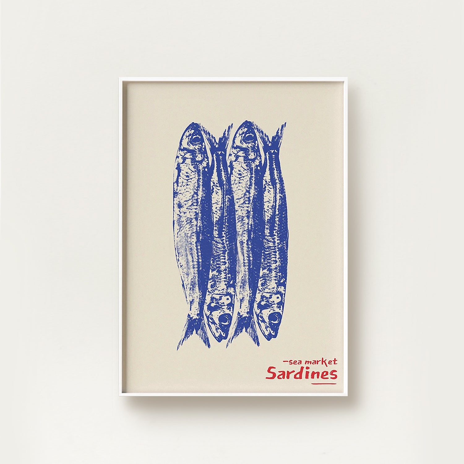 Sardine Retro Japanese Screen Art