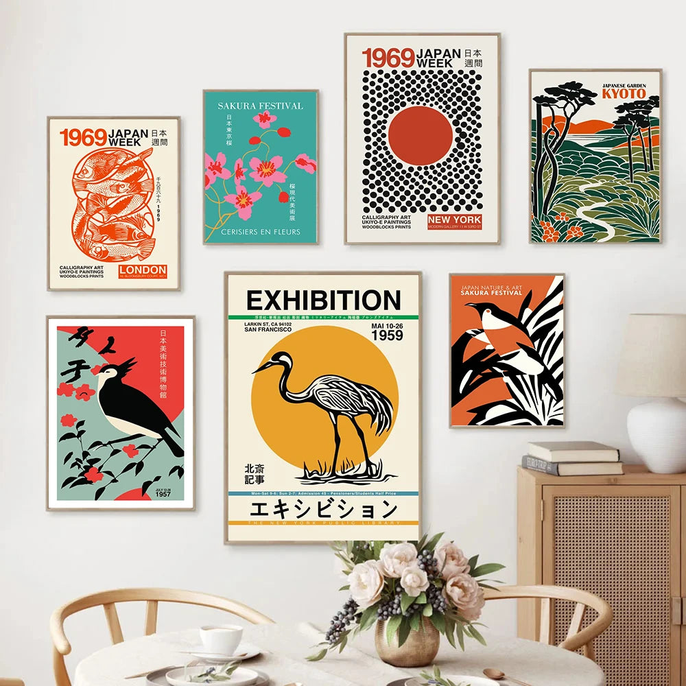 Japansk Vintage Plakat - Sakura Festival-thumbmail-5