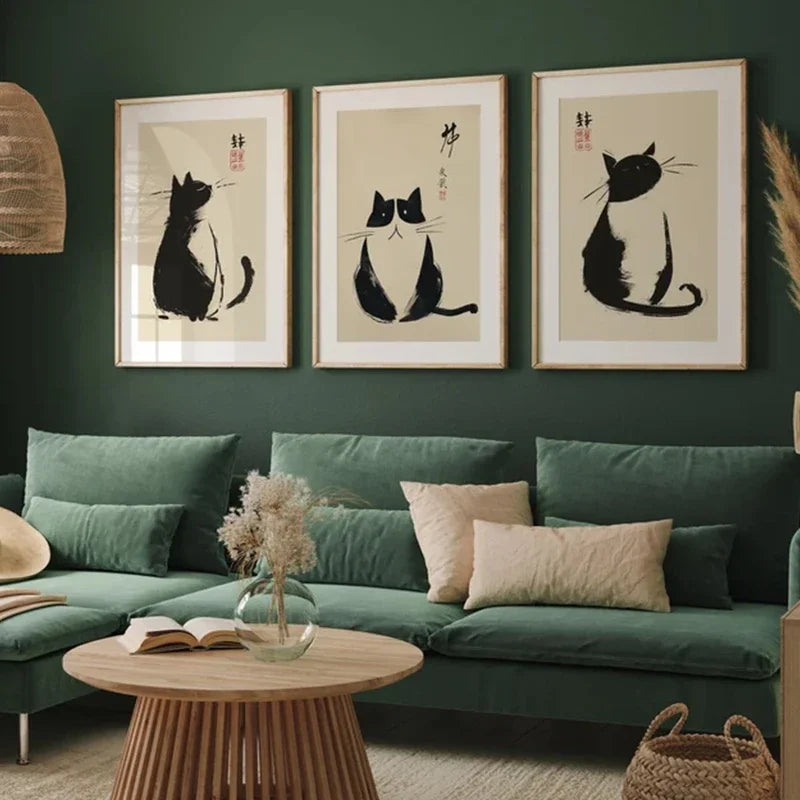 Japanese Vintage Black Cat (2)-thumbmail-8