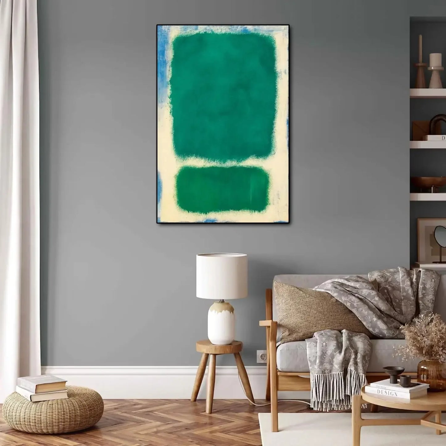 Mark Rothko Green Minimalism