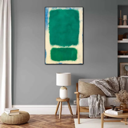 Mark Rothko Green Minimalism