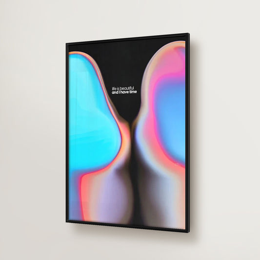 Vintage Poster Life is Beautiful and I Have Time