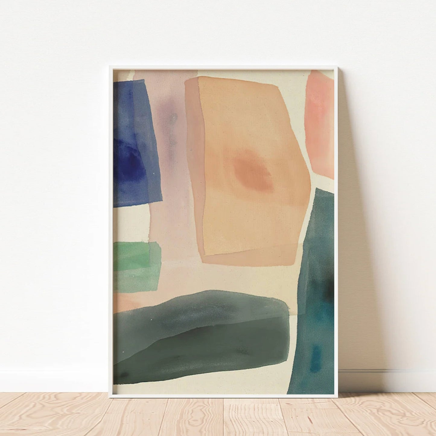 Watercolor Geometry Art