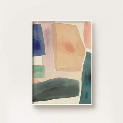 Watercolor Geometry Art