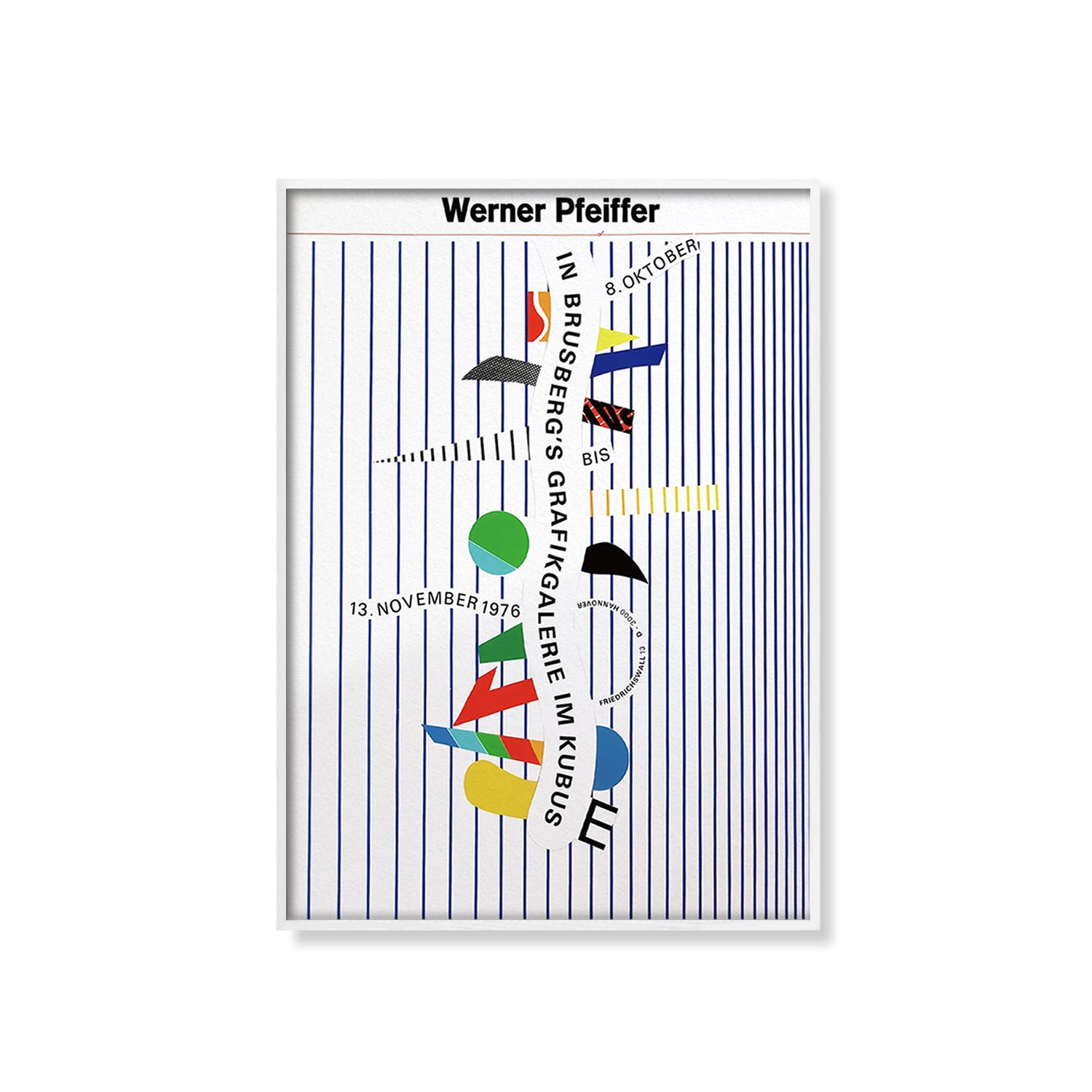 Werner Pfeiffer Abstract Stripe Wall Art