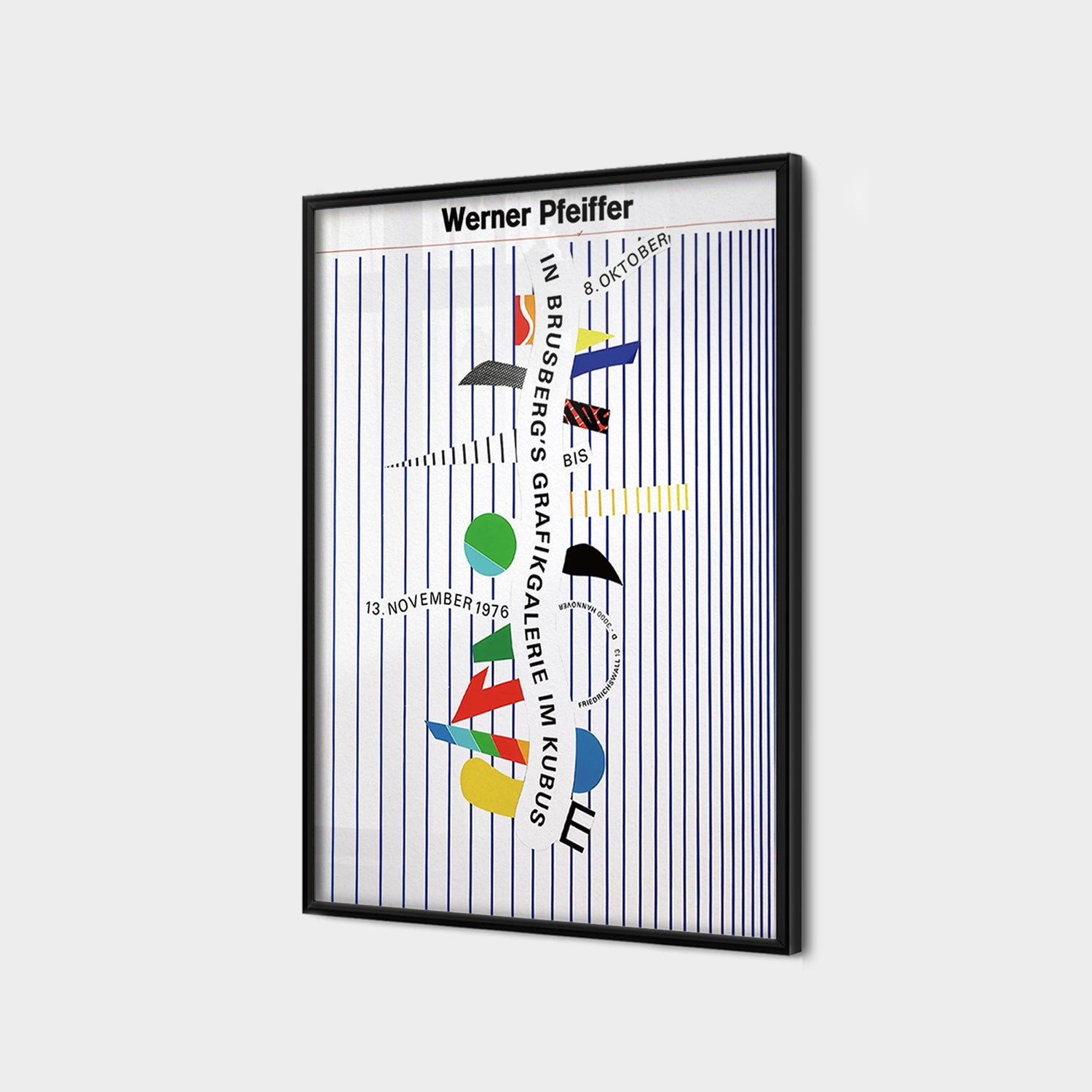 Arte mural abstracto de rayas de Werner Pfeiffer-thumbmail-2