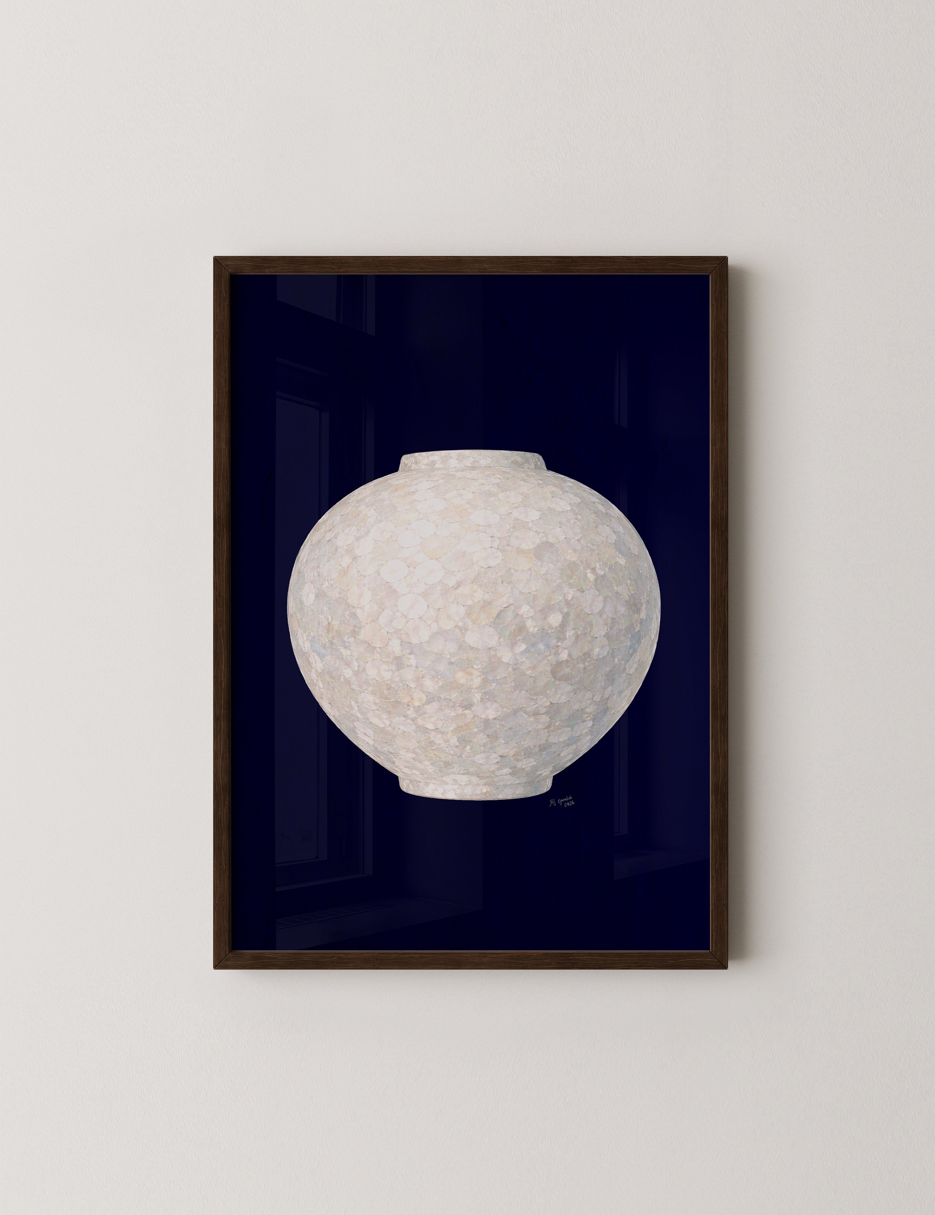 White Moon Jar in Deep Blue-thumbmail-10