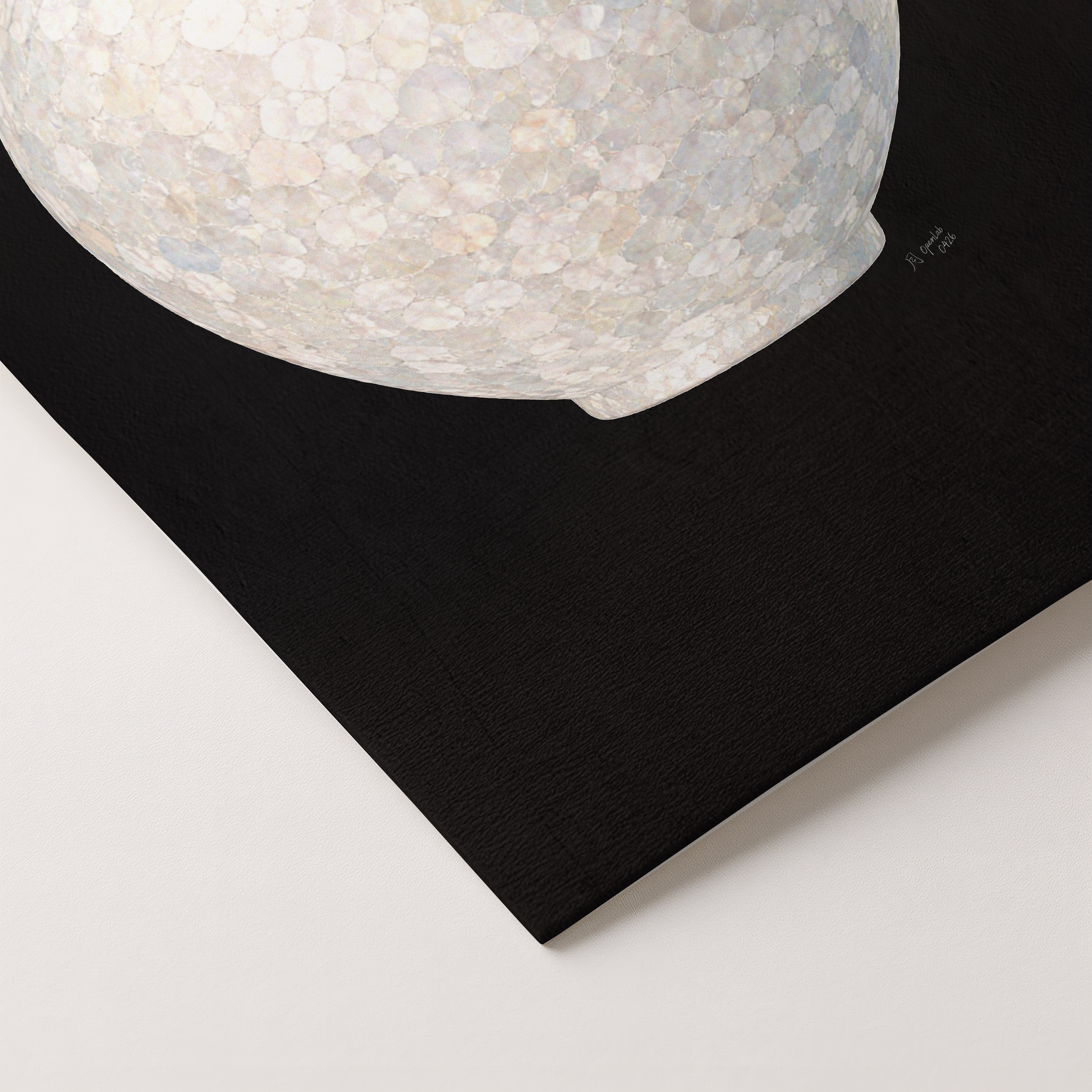 White Moon Jar in Black-thumbmail-6