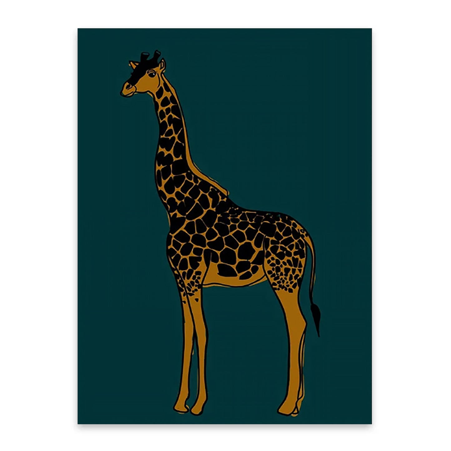 Giraffe Illustration Art