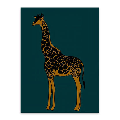 Giraffe Illustration Art