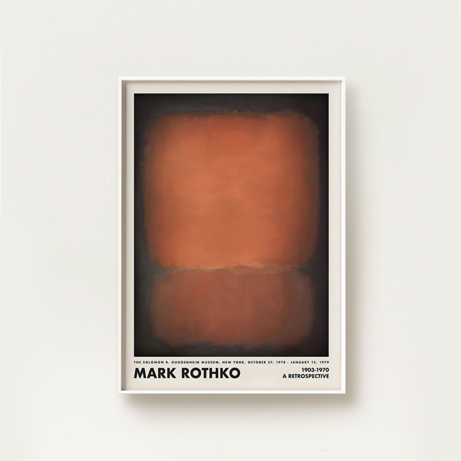 Mark Rothko – A Retrospective (Black & Brown)