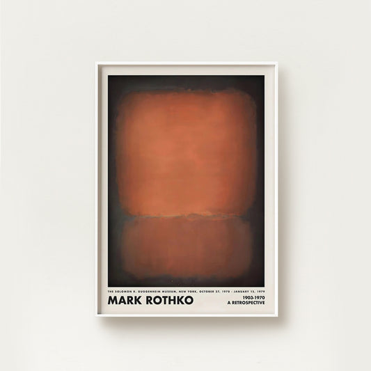 Mark Rothko – A Retrospective (Black & Brown)