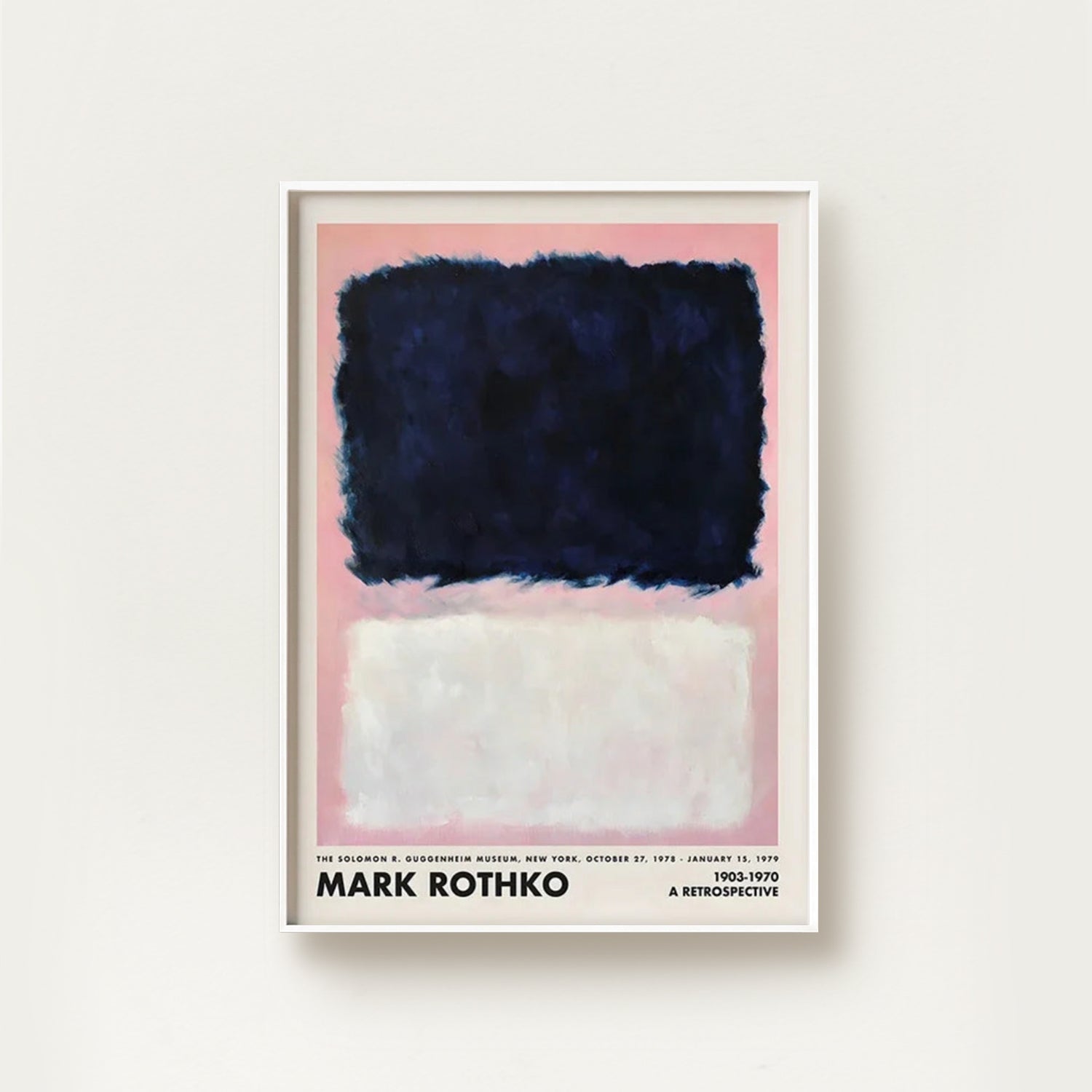 Mark Rothko – A Retrospective (Pink & Blue)