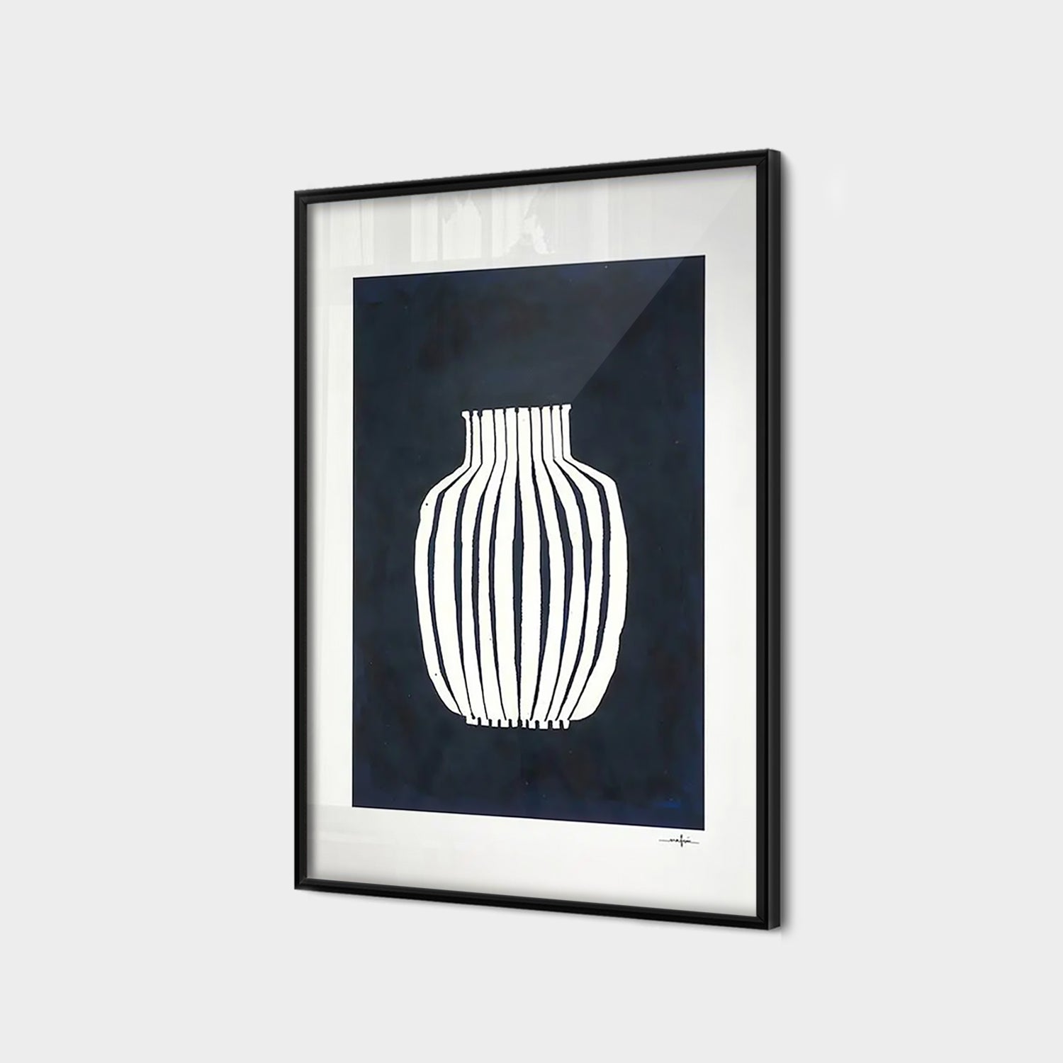 White Striped Vase-thumbmail-2